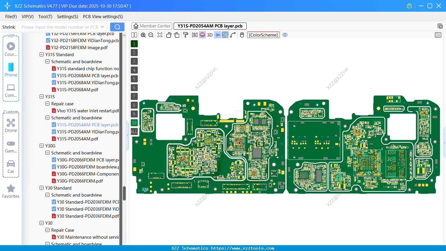 VIVO Y31S-PD2054AM PCB Layer